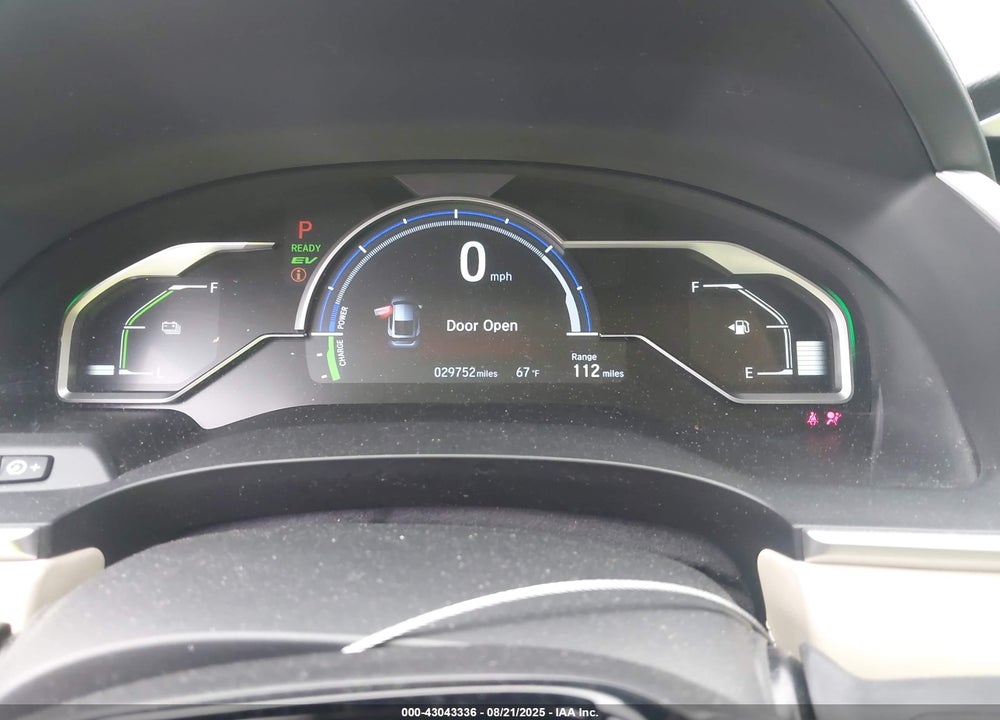 2019 HONDA CLARITY PLUG-IN HYBRID VIN: JHMZC5F12KC000464
