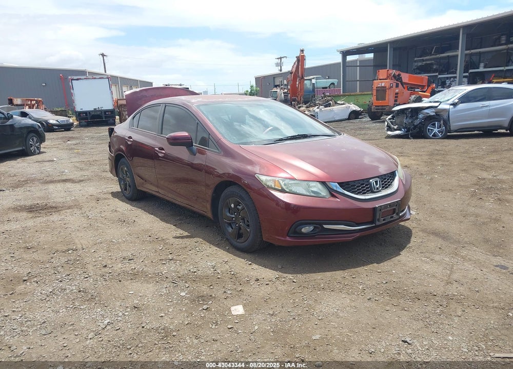 2014 HONDA CIVIC LX VIN: 19XFB2F50EE008312