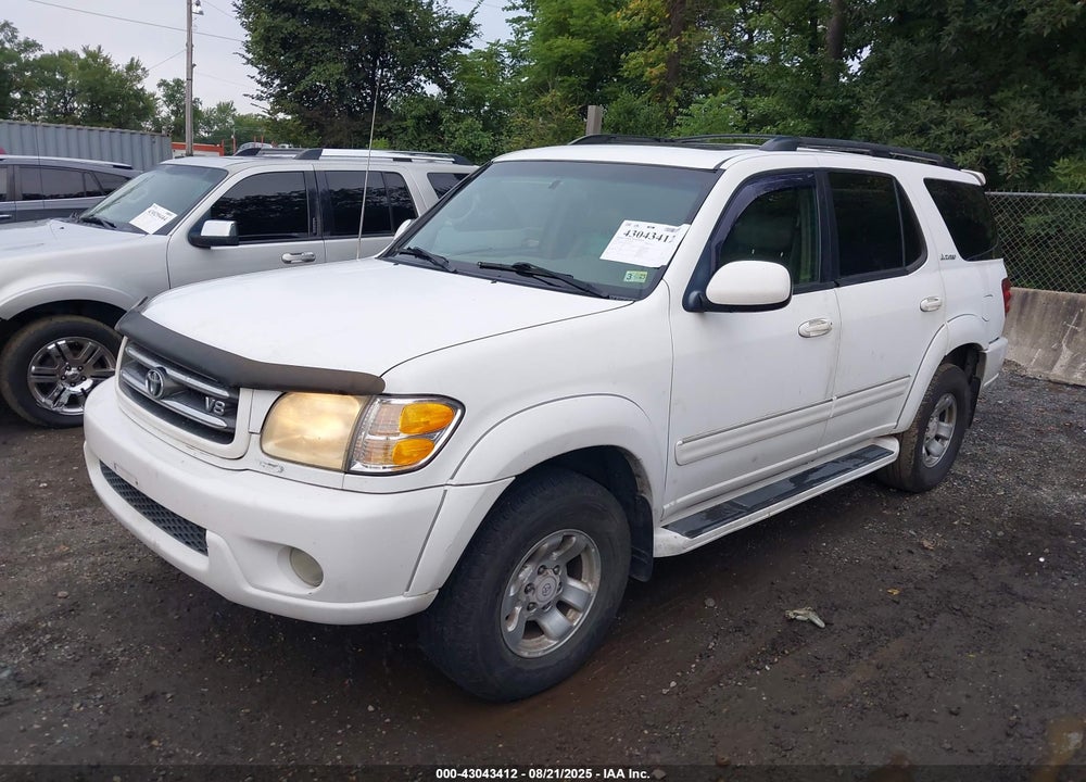2001 TOYOTA SEQUOIA LIMITED V8 VIN: 5TDBT48A61S056267