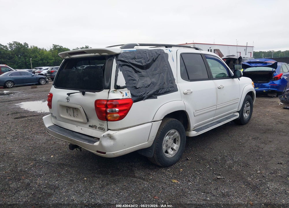 2001 TOYOTA SEQUOIA LIMITED V8 VIN: 5TDBT48A61S056267