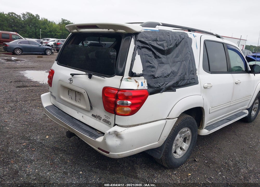2001 TOYOTA SEQUOIA LIMITED V8 VIN: 5TDBT48A61S056267