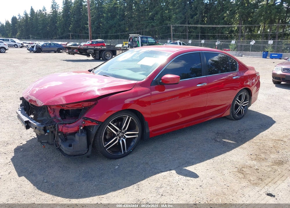 2016 HONDA ACCORD SPORT VIN: 1HGCR2F51GA136998