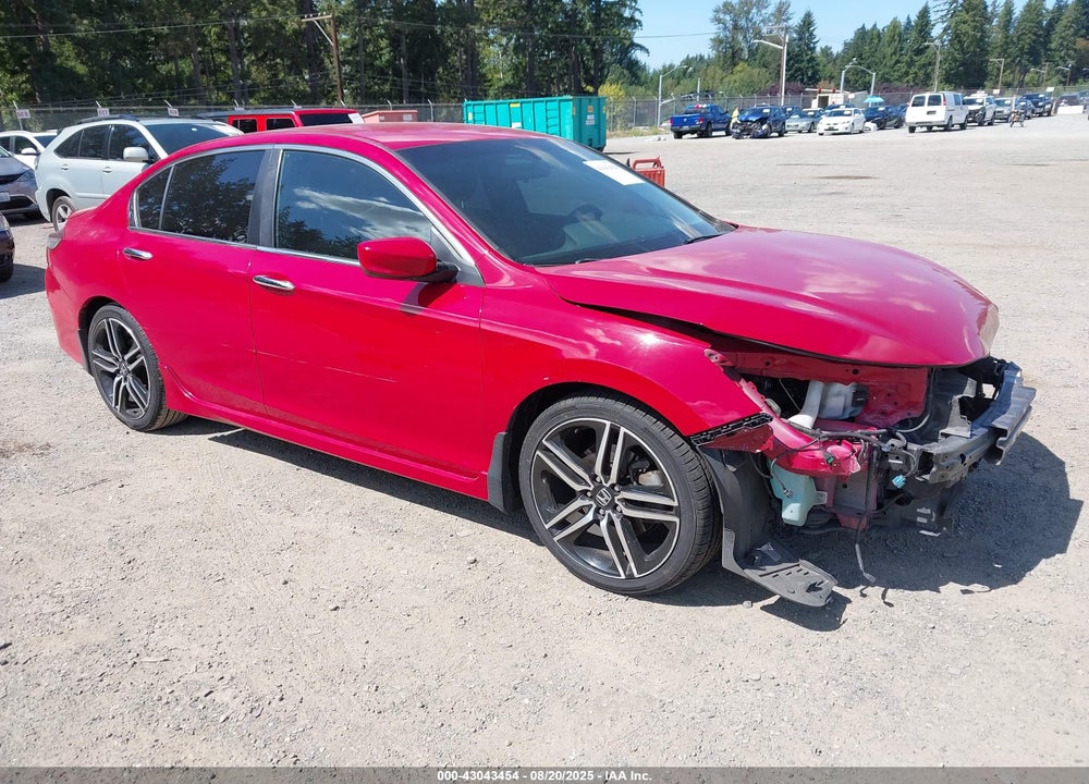 2016 HONDA ACCORD SPORT VIN: 1HGCR2F51GA136998