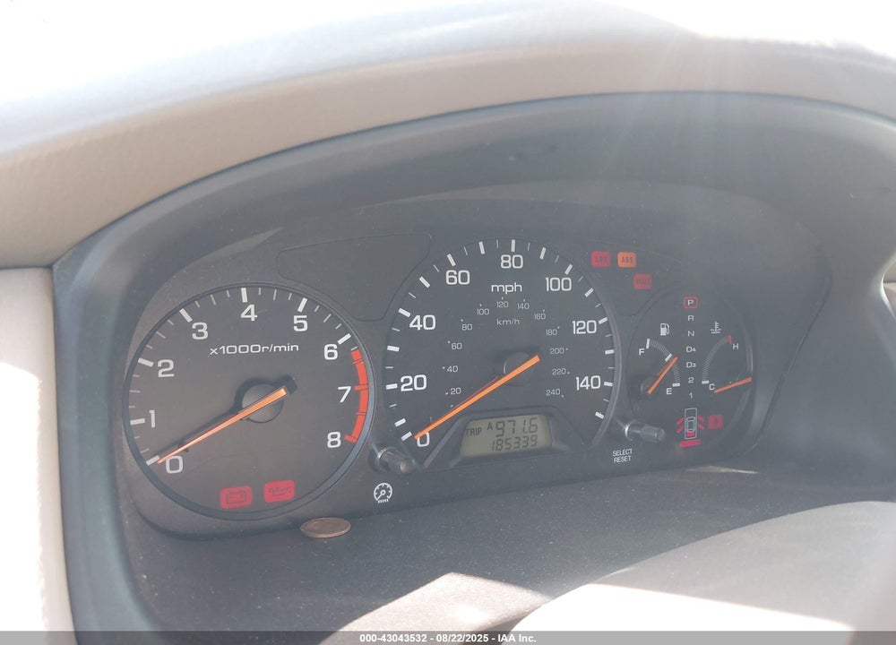 1998 HONDA ACCORD EX VIN: 1HGCG5654WA080495