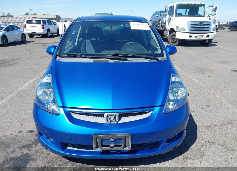 2007 HONDA FIT SPORT VIN: JHMGD38607S030268