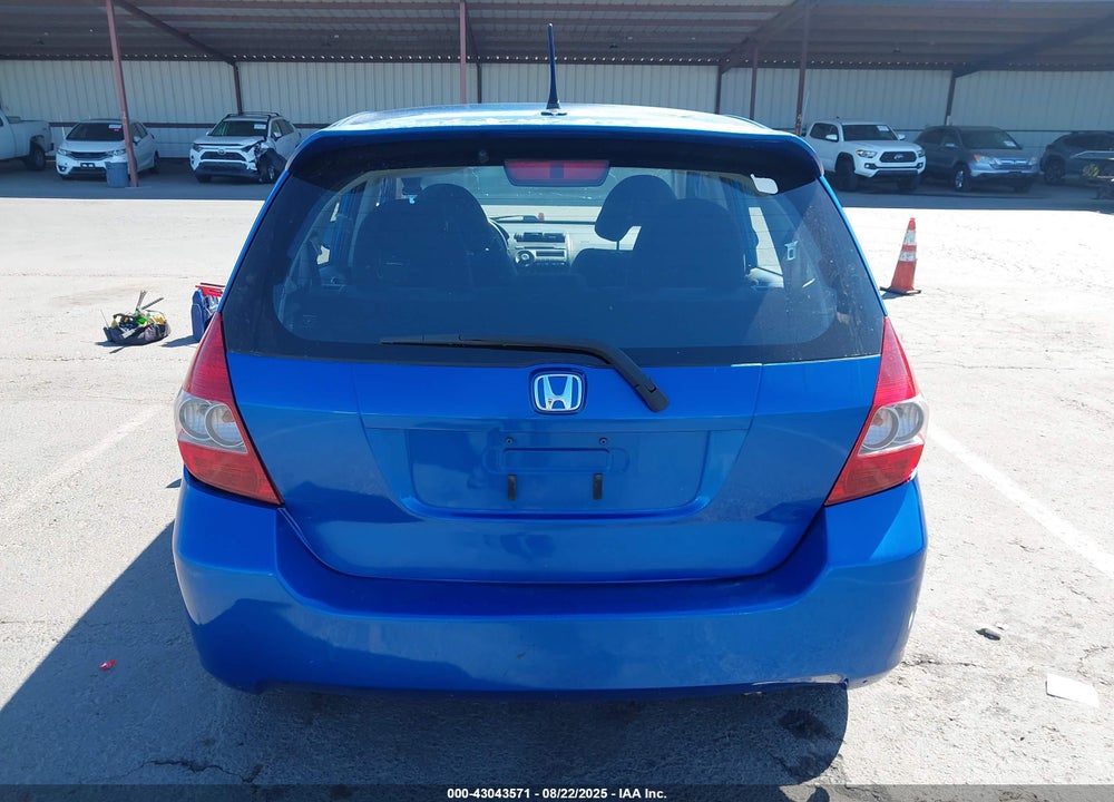 2007 HONDA FIT SPORT VIN: JHMGD38607S030268