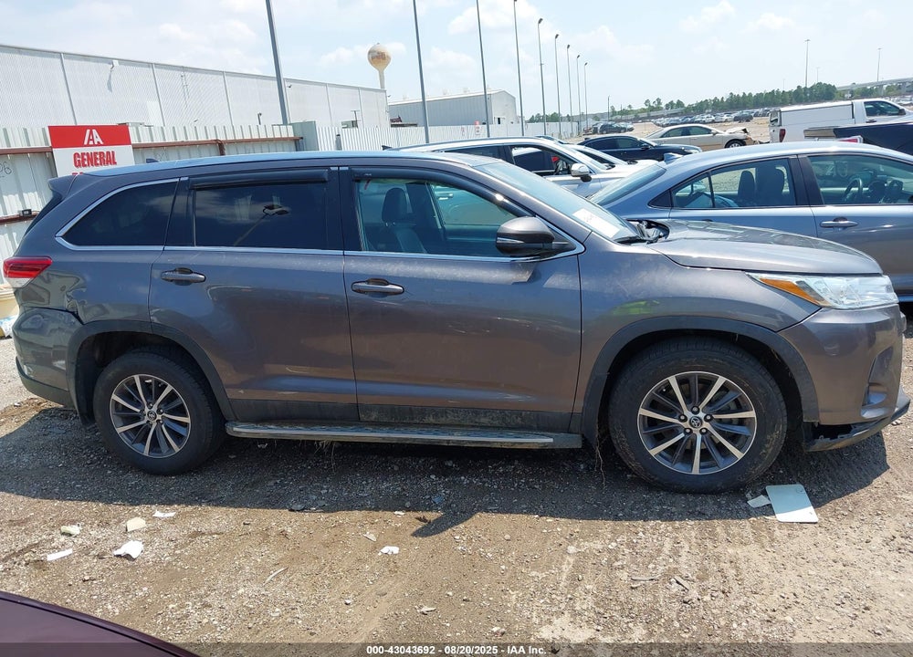 2019 TOYOTA HIGHLANDER VIN: 5TDKZRFH6KS568463
