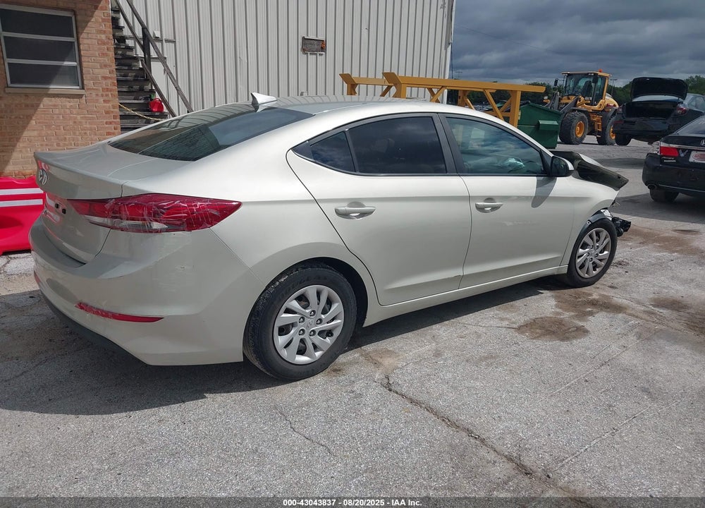 2017 HYUNDAI ELANTRA SE VIN: 5NPD74LF9HH127414