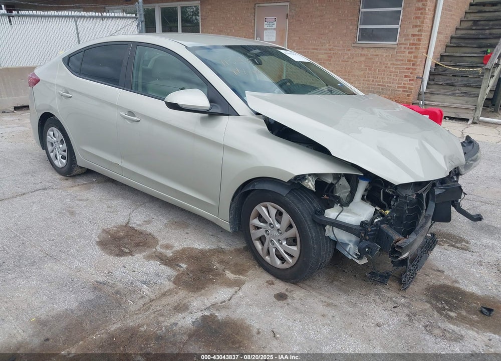 2017 HYUNDAI ELANTRA SE VIN: 5NPD74LF9HH127414