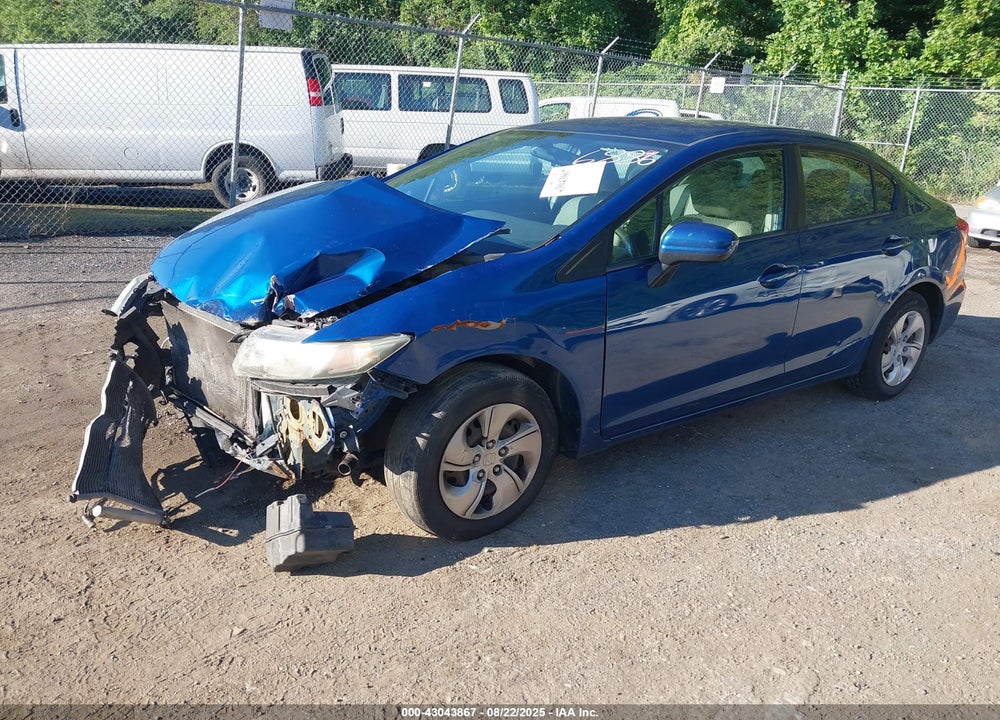 2014 HONDA CIVIC VIN: 2HGFB2F58EH556886