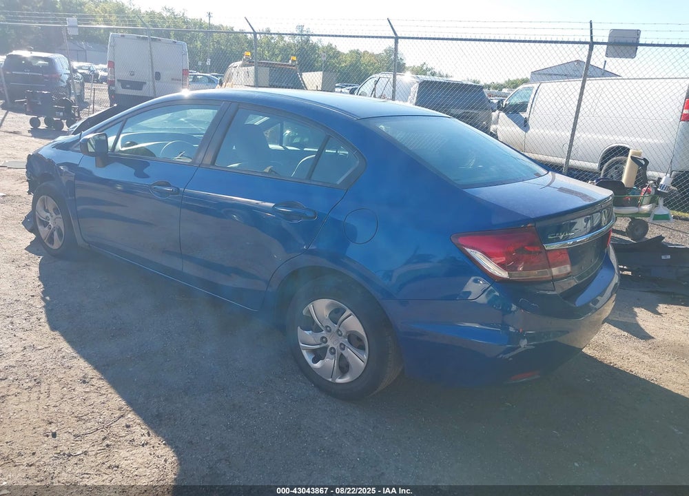 2014 HONDA CIVIC VIN: 2HGFB2F58EH556886