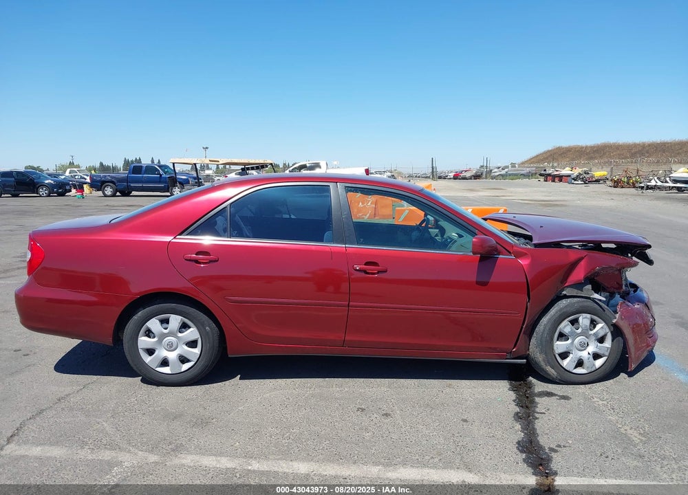 2004 TOYOTA CAMRY LE VIN: 4T1BE32K74U280410