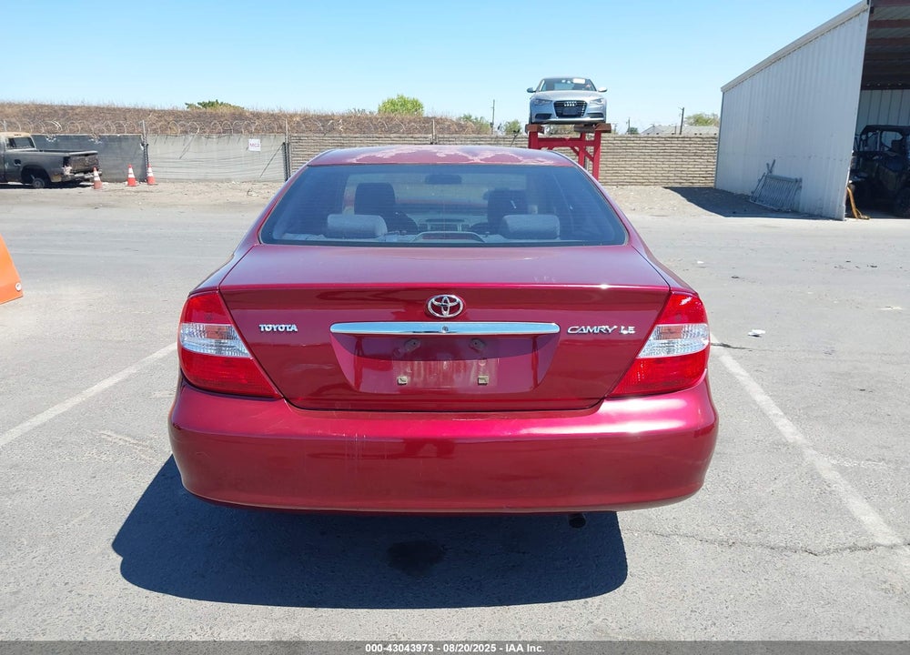 2004 TOYOTA CAMRY LE VIN: 4T1BE32K74U280410