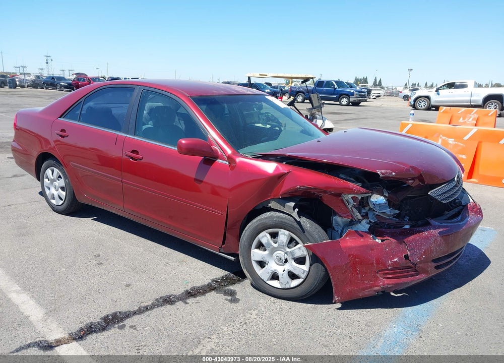 2004 TOYOTA CAMRY LE VIN: 4T1BE32K74U280410