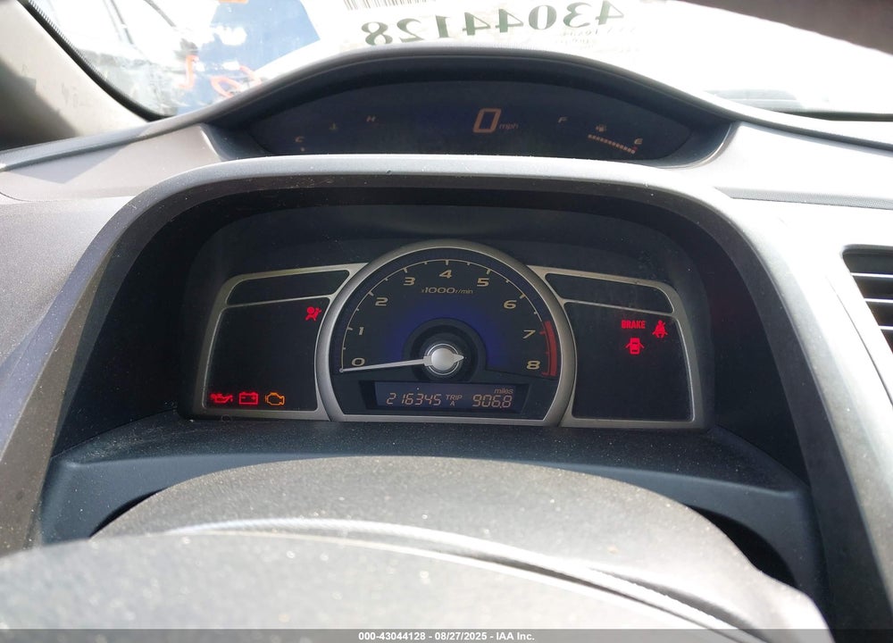 2008 HONDA CIVIC EX VIN: 1HGFA158X8L119052