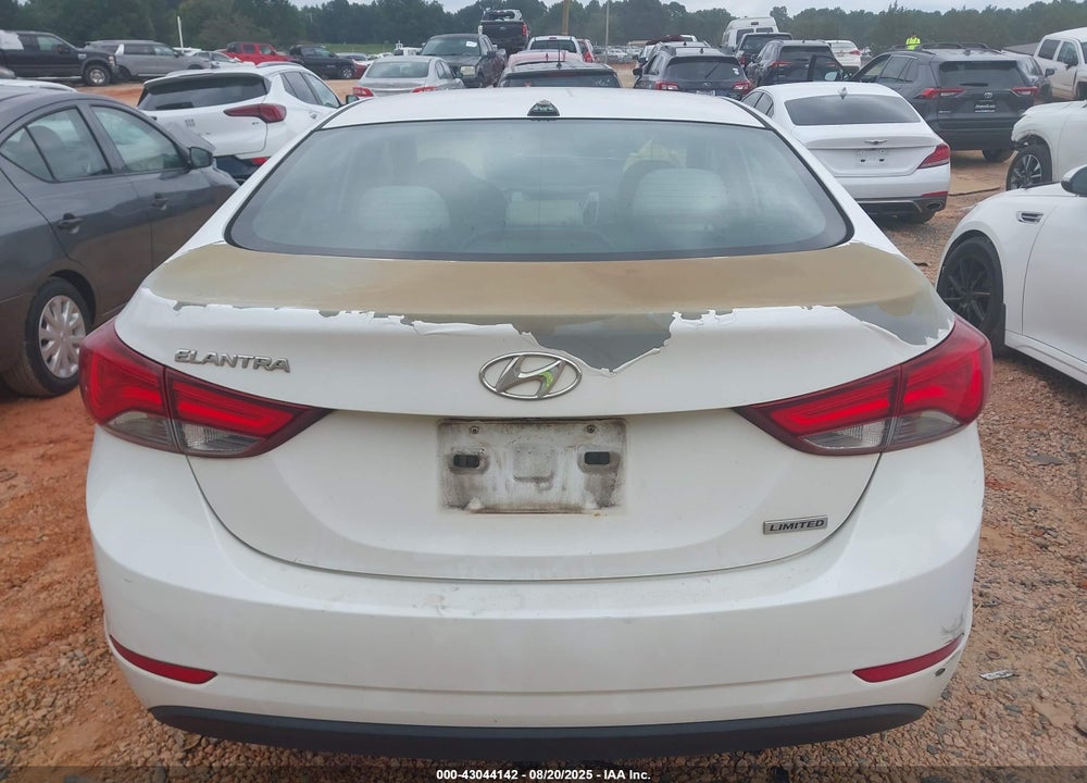 2015 HYUNDAI ELANTRA LIMITED VIN: 5NPDH4AEXFH556193