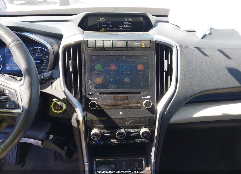 2021 SUBARU ASCENT VIN: 4S4WMARD8M3434614