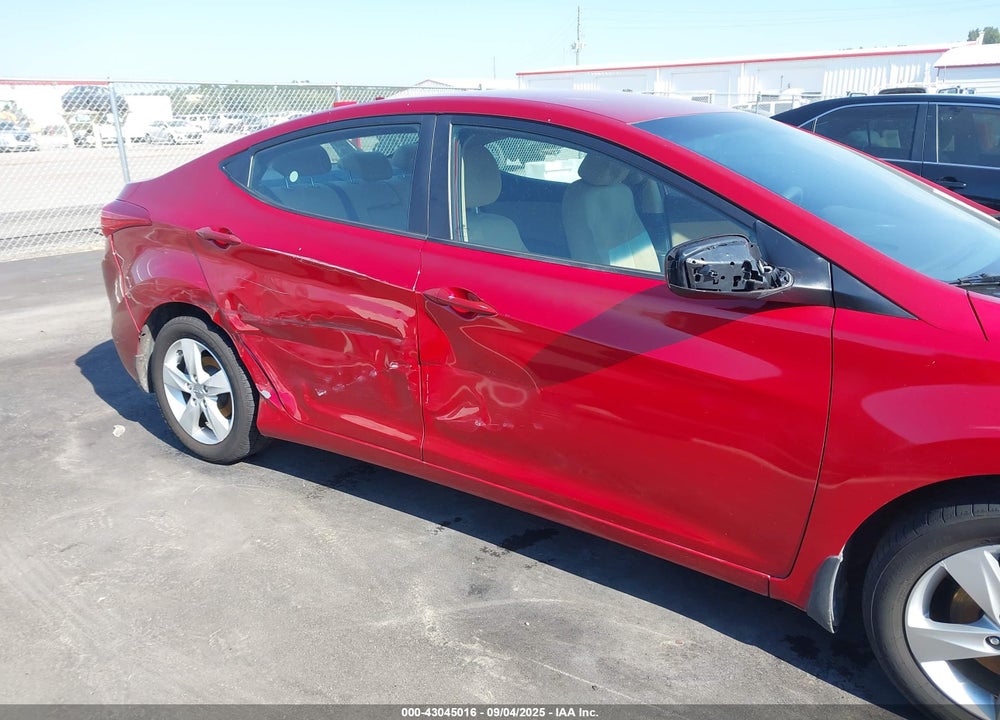 2013 HYUNDAI ELANTRA GLS VIN: KMHDH4AE9DU577244