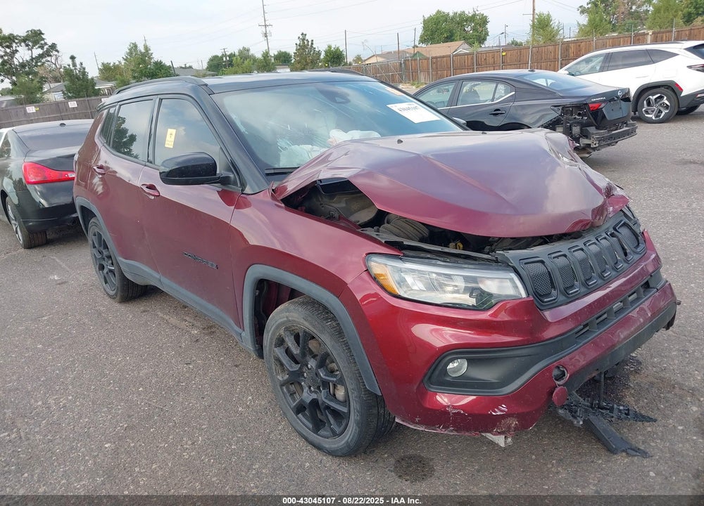 2022 JEEP COMPASS ALTITUDE FWD VIN: 3C4NJCBB3NT236848