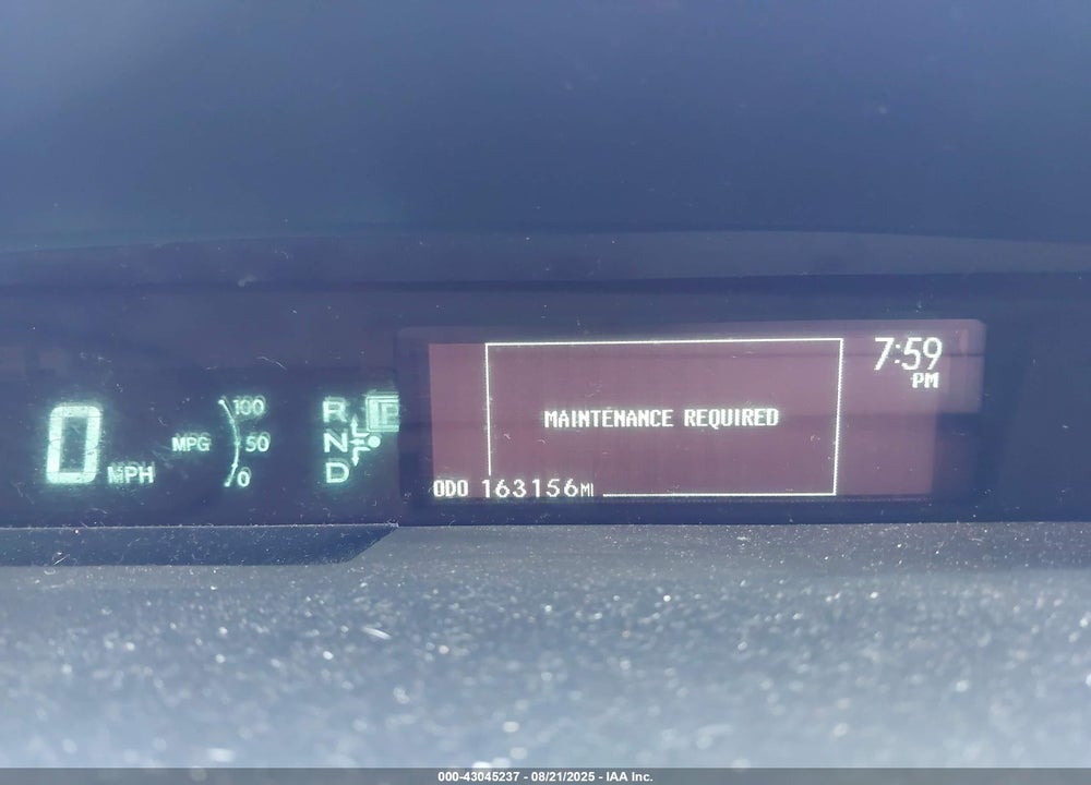 2013 TOYOTA PRIUS VIN: JTDKN3DU4D1629463