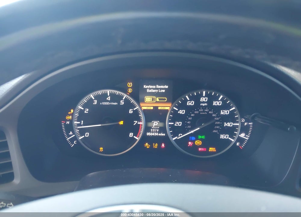 2019 ACURA ILX VIN: 19UDE2F75KA015112