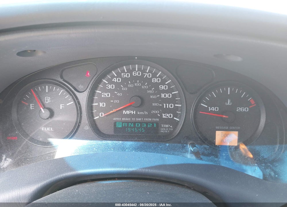 2001 CHEVROLET IMPALA VIN: 2G1WF52E719350269
