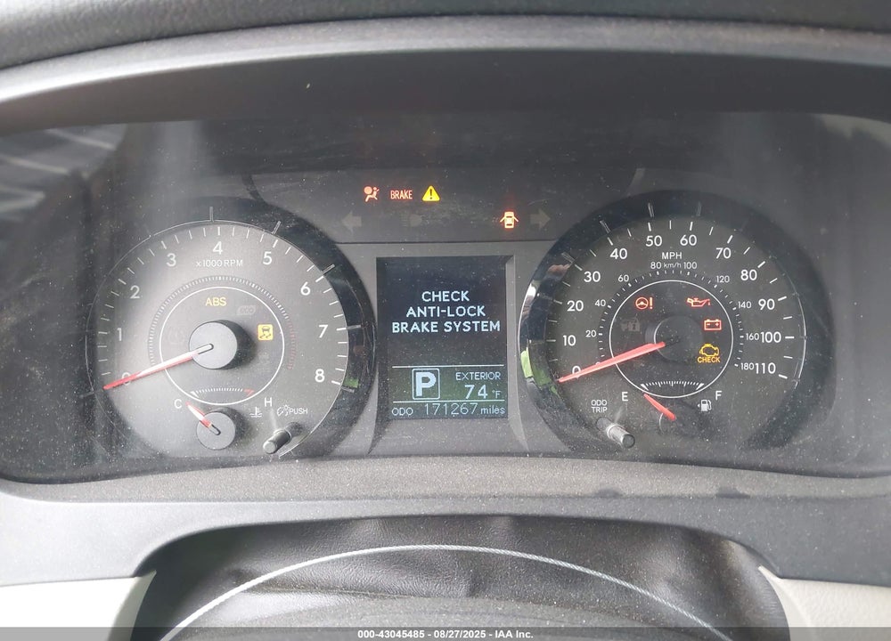 2015 TOYOTA SIENNA LE 7 PASSENGER VIN: 5TDJK3DC7FS110702