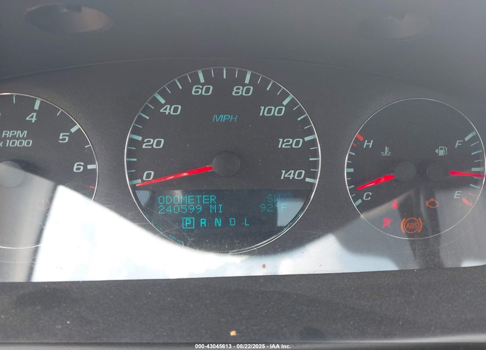 2012 CHEVROLET IMPALA VIN: 2G1WG5E38C1138957