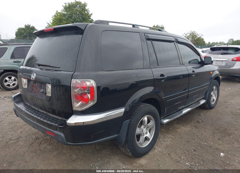 2007 HONDA PILOT EX-L VIN: 5FNYF28707B011736