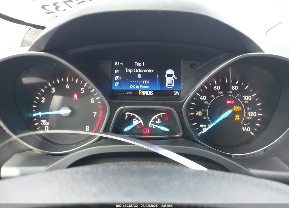 2017 FORD ESCAPE VIN: 1FMCU0GD9HUC31988