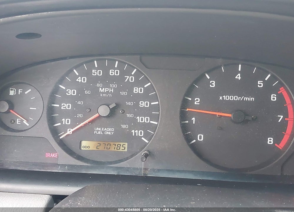 2000 NISSAN FRONTIER DESERT RUNNER SE-V6/DESERT RUNNER XE-V6 VIN: 1N6ED26T6YC396689