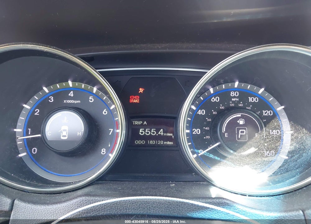 2012 HYUNDAI SONATA VIN: 5NPEB4AC7CH381305