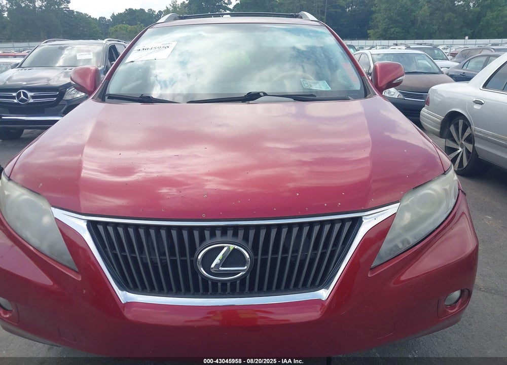 2012 LEXUS RX 350 VIN: 2T2ZK1BA7CC069139
