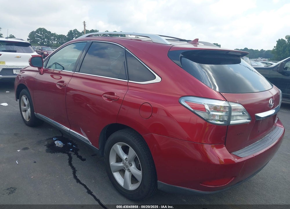 2012 LEXUS RX 350 VIN: 2T2ZK1BA7CC069139
