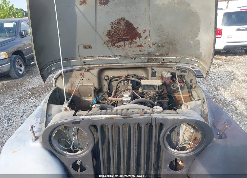 1983 JEEP CJ7 VIN: 1JCCM87E6DT054634