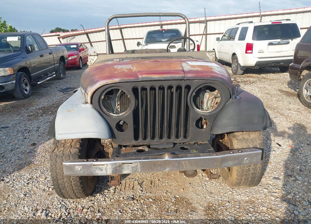 1983 JEEP CJ7 VIN: 1JCCM87E6DT054634