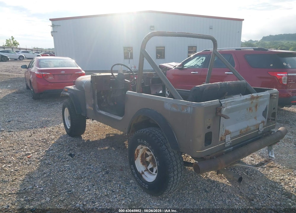 1983 JEEP CJ7 VIN: 1JCCM87E6DT054634