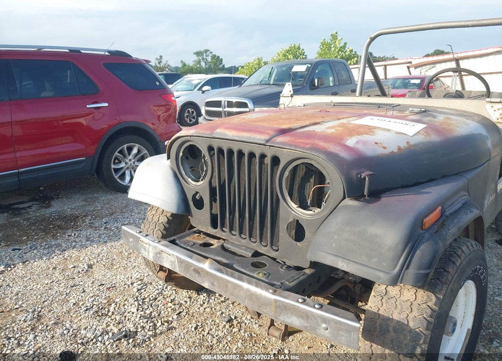 1983 JEEP CJ7 VIN: 1JCCM87E6DT054634