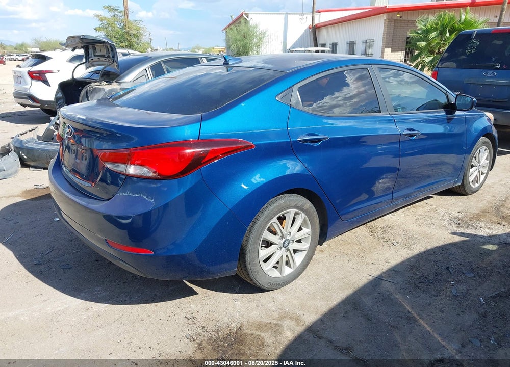 2016 HYUNDAI ELANTRA SE VIN: KMHDH4AE2GU542131