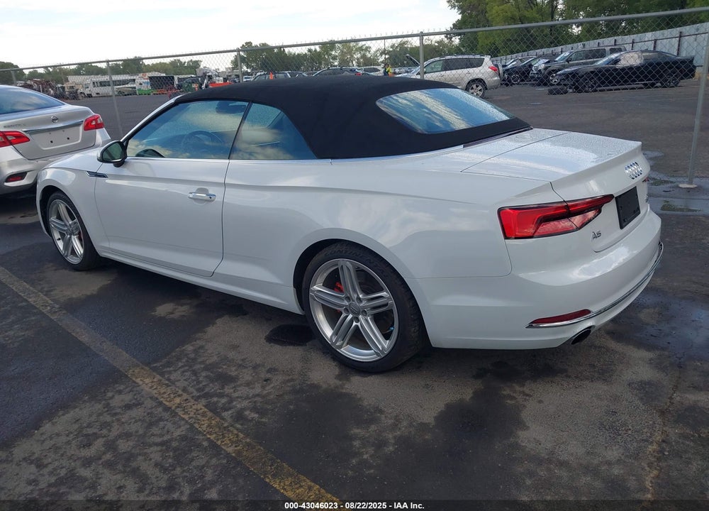 2018 AUDI A5 VIN: WAUWNGF56JN000917