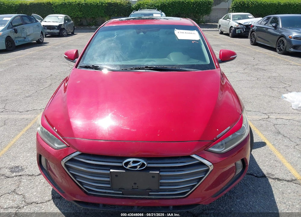 2017 HYUNDAI ELANTRA VIN: KMHD84LFXHU160887