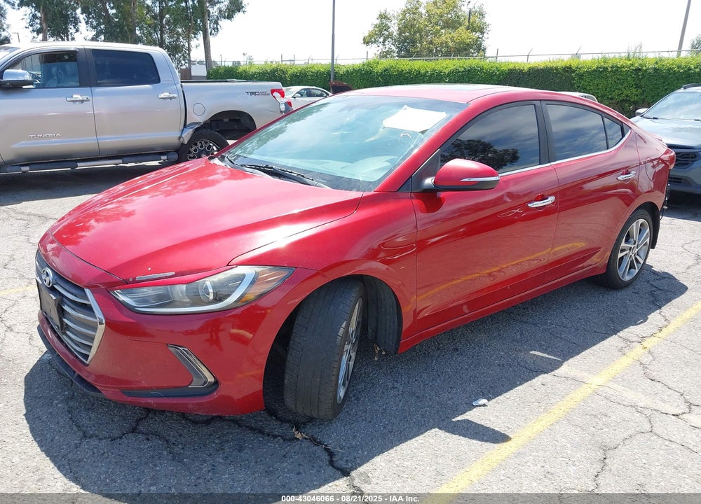 2017 HYUNDAI ELANTRA VIN: KMHD84LFXHU160887