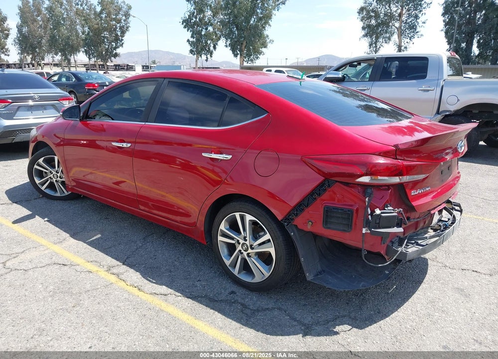 2017 HYUNDAI ELANTRA VIN: KMHD84LFXHU160887