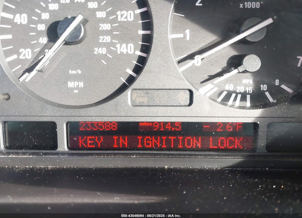 2003 BMW X5 3.0I VIN: 5UXFA53523LW23164