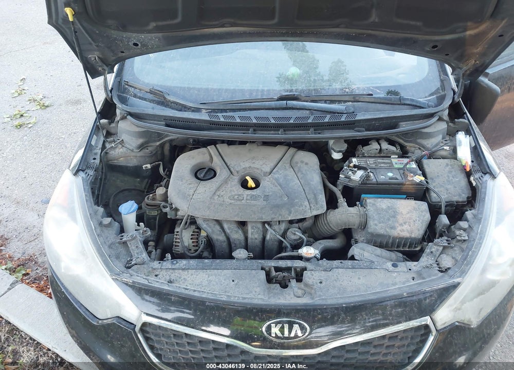 2016 KIA FORTE VIN: KNAFK5A82G5536013