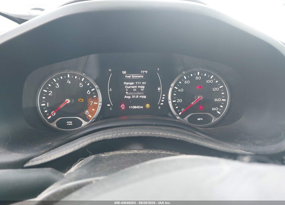 2016 JEEP RENEGADE VIN: ZACCJBBW4GPD66071