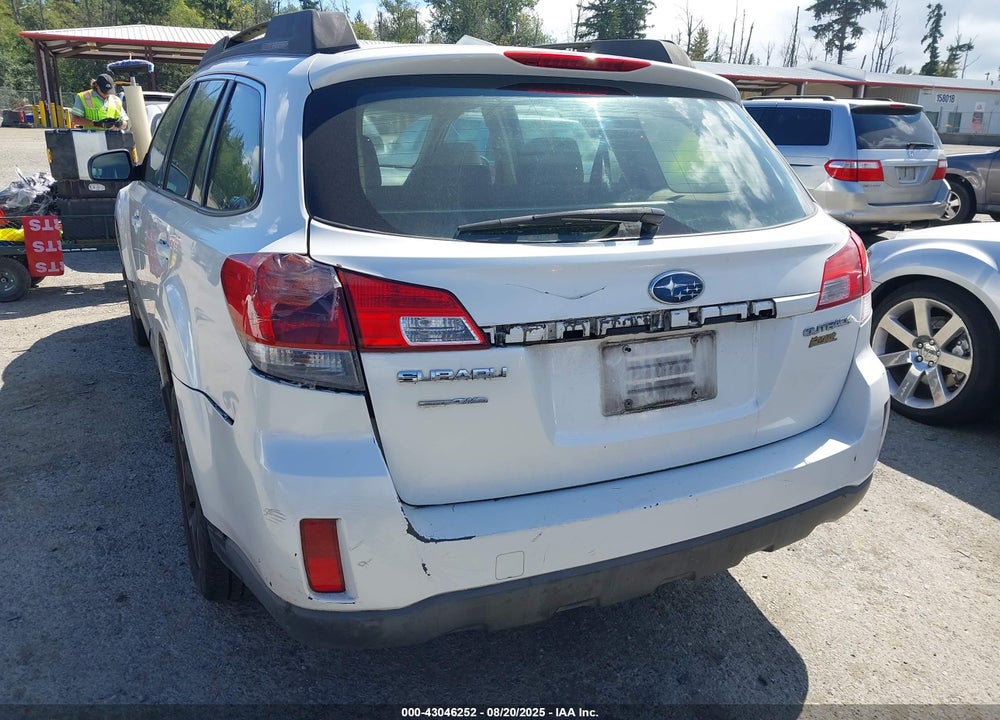 2010 SUBARU OUTBACK 2.5I VIN: 4S4BRBAC7A3311343