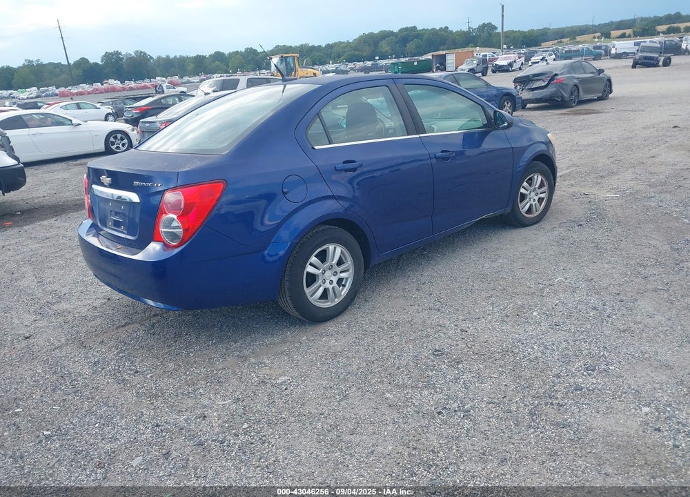 2013 CHEVROLET SONIC LT AUTO VIN: 1G1JC5SG7D4198506