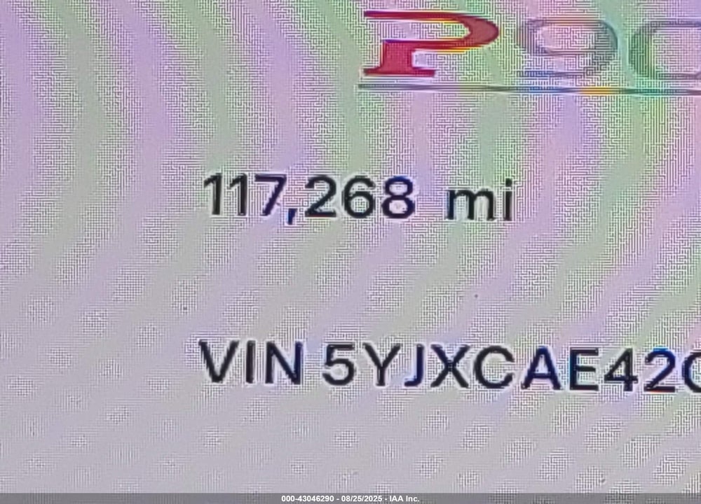 2016 TESLA MODEL X VIN: 5YJXCAE42GF002173