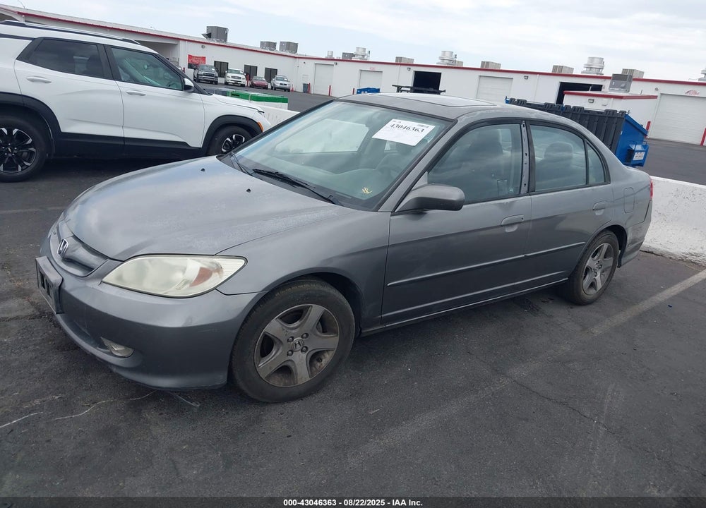 2005 HONDA CIVIC EX VIN: 2HGES26885H572544